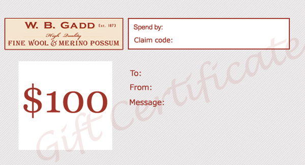$100 Gift Voucher